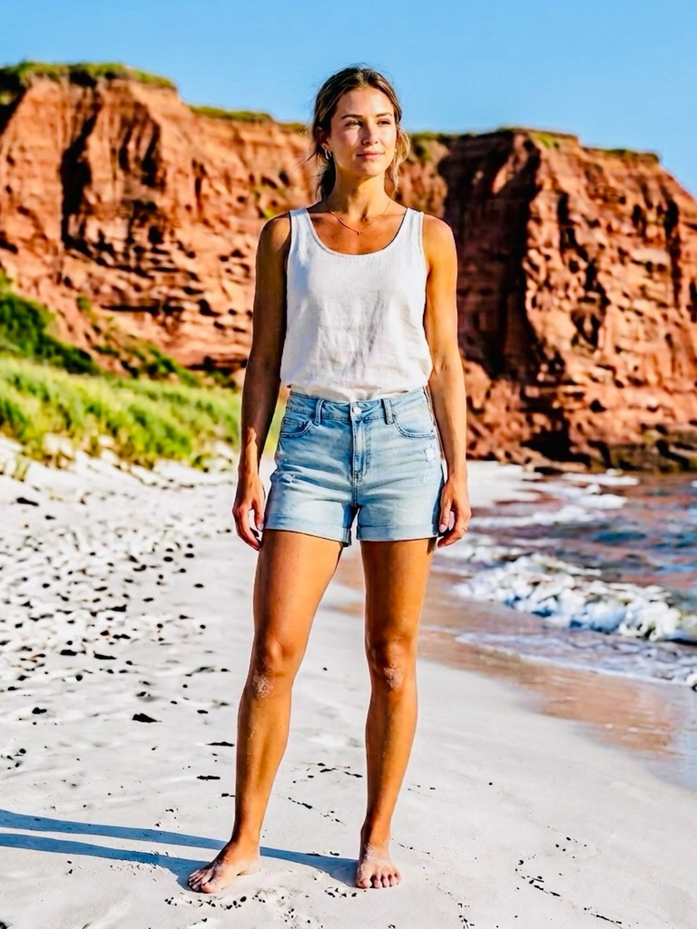 refuge Light Wash Denim Jean Shorts